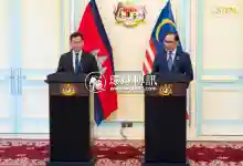 【组图】马来西亚总理会见洪玛耐首相