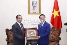 越南政府副总理陈红河会见中国能建国际集团总经理乔旭斌