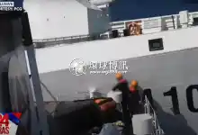 撞上了！菲律宾海警与中国海警船发生碰撞
